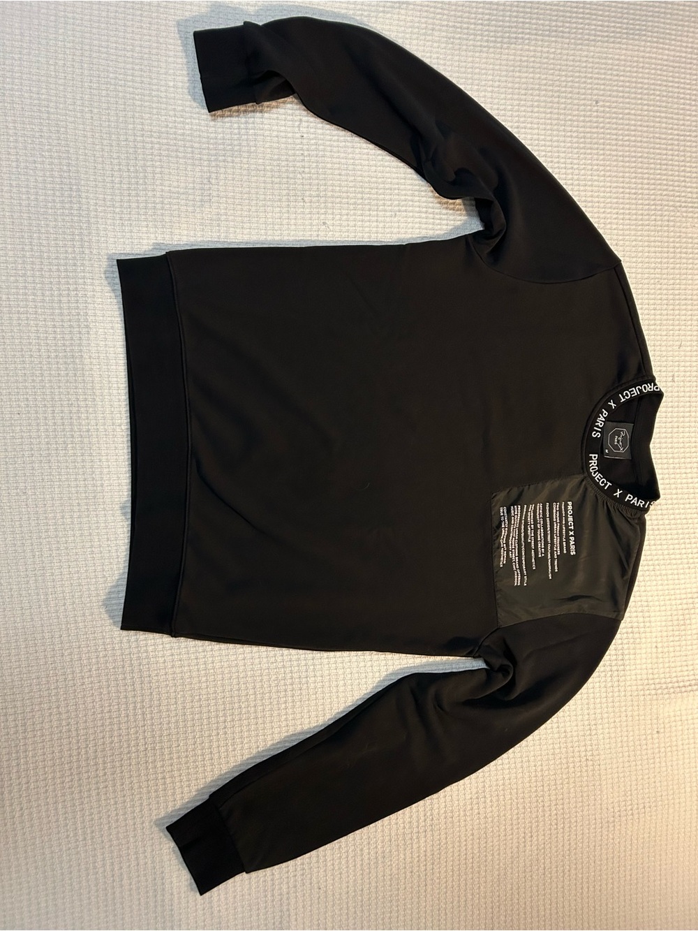 Project X Paris (French brand) Black long sleeve shirt Size Medium